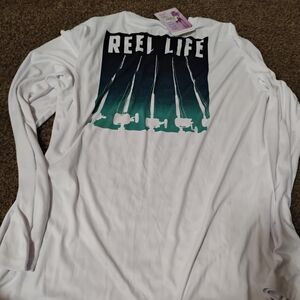 Reel Life White Long Sleeve Shirt